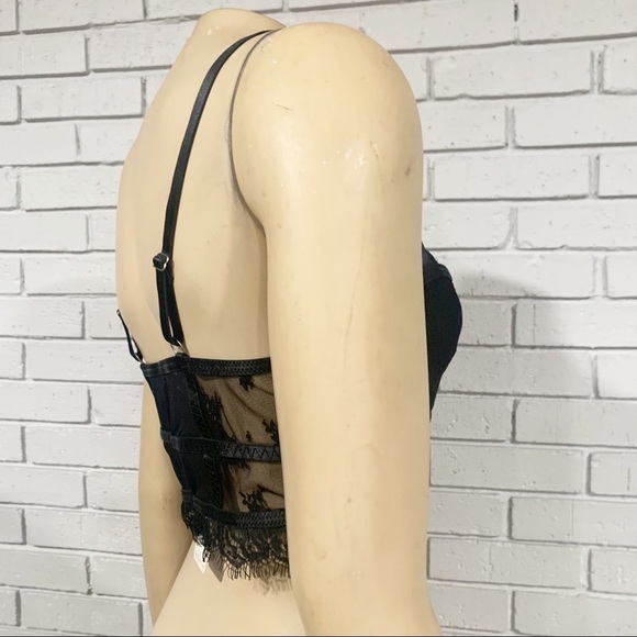 Free People Women’s Black Layer in Lace Bustier - Picture 10 of 12